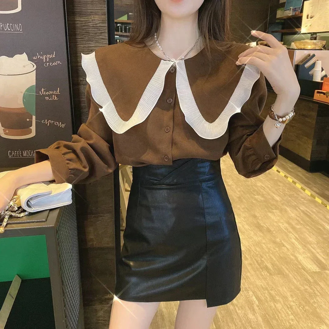 Pleated Lace Shirt for Women's Design Top Vintage Clothes for Women Tops Shirts Blouses
Pleated Lace Shirt for Women's Design Top Vintage Clothes for Women Tops Shirts Blouses