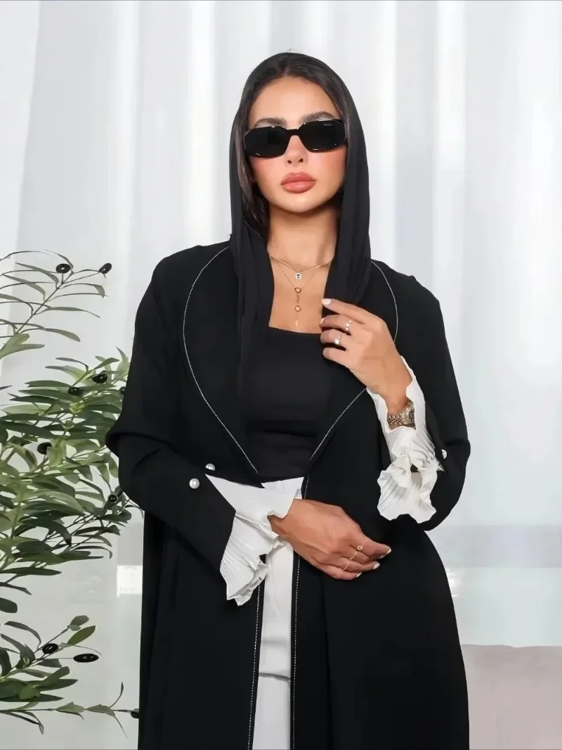 Eid Muslim Abaya for Women Dress Split Morocco Party Dresses Ramadan Print Pleated Abayas Kaftan Islam Dubai Arab Long Robe 2024
Eid Muslim Abaya for Women Dress Split Morocco Party Dresses Ramadan Print Pleated Abayas Kaftan Islam Dubai Arab Long Robe 2024