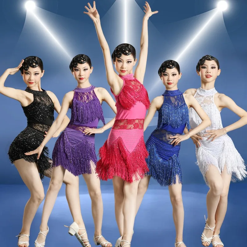 Kids Girls Rose Red Latin Dance Dress Tassel Rumba Jazz Competition Exam Practice Wear Performance Outfit Dancing Costume
Kids Girls Rose Red Latin Dance Dress Tassel Rumba Jazz Competition Exam Practice Wear Performance Outfit Dancing Costume