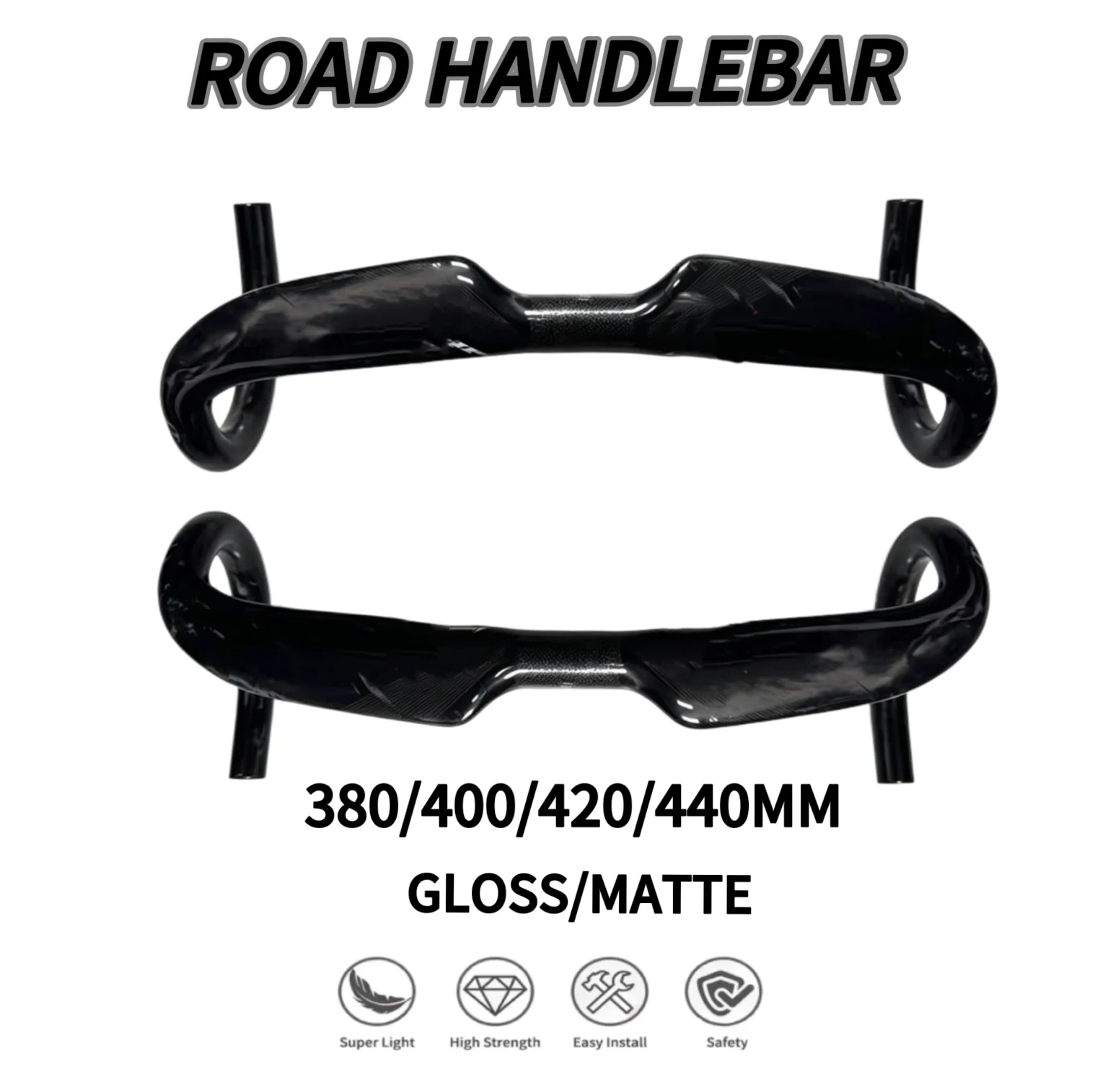 SL70 AREO SPEED Full Carbon Road Bike Handlebar Bicycle Handlebar Stem Handlebar Playing Gloss Carbon Handlebar 380/400/420/440
SL70 AREO SPEED Full Carbon Road Bike Handlebar Bicycle Handlebar Stem Handlebar Playing Gloss Carbon Handlebar 380/400/420/440