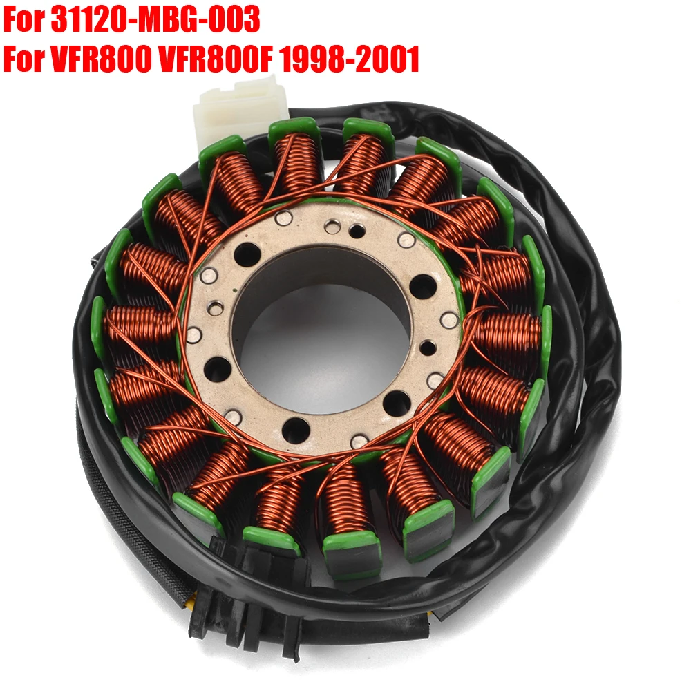 Stator Coil For Honda VFR800 VFR800F 1998 1999 2000 2001 31120-MBG-003 VFR 800 800F
Stator Coil For Honda VFR800 VFR800F 1998 1999 2000 2001 31120-MBG-003 VFR 800 800F