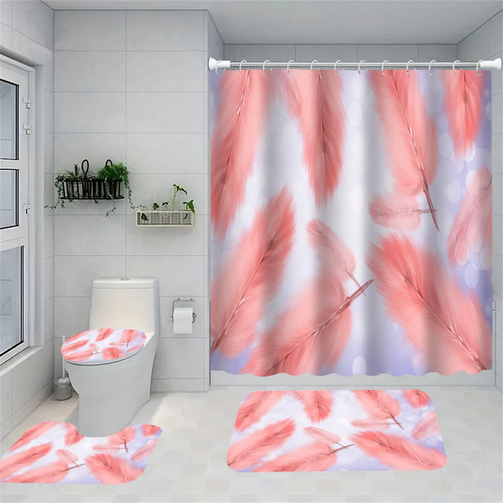 1/4 минималистичные домашние шторы для ванной комнаты, украшение для сиденья унитаза, ковер для занавески для душа, занавеска для душа с ковром и крышкой для унитаза 
1/4 минималистичные домашние шторы для ванной комнаты, украшение для сиденья унитаза, ковер для занавески для душа, занавеска для душа с ковром и крышкой для унитаза