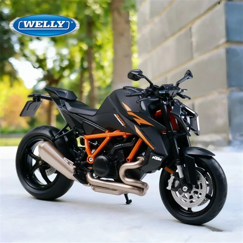 Модель мотоцикла Welly 1:12 KTM 1390 Super Duke R из сплава, литая под давлением, для уличных и кроссовых гонок, подарок для детей
Модель мотоцикла Welly 1:12 KTM 1390 Super Duke R из сплава, литая под давлением, для уличных и кроссовых гонок, подарок для детей