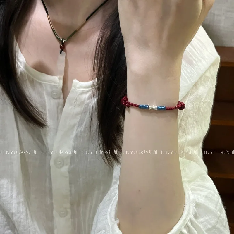 Ultra Bamboo Joint Red Cord Handmade Rope Bracelet for Success in Study and Career Couple Gift with Best Wishes Lucky Delicate
Ultra Bamboo Joint Red Cord Handmade Rope Bracelet for Success in Study and Career Couple Gift with Best Wishes Lucky Delicate