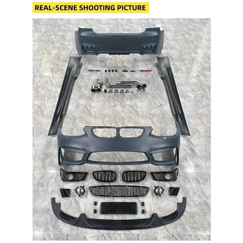 High Quality M4 Style Body Kit Front Lip Grille Side Skirts Rear Bumper Seri E 0-0 Easy Installatio
High Quality M4 Style Body Kit Front Lip Grille Side Skirts Rear Bumper Seri E 0-0 Easy Installatio