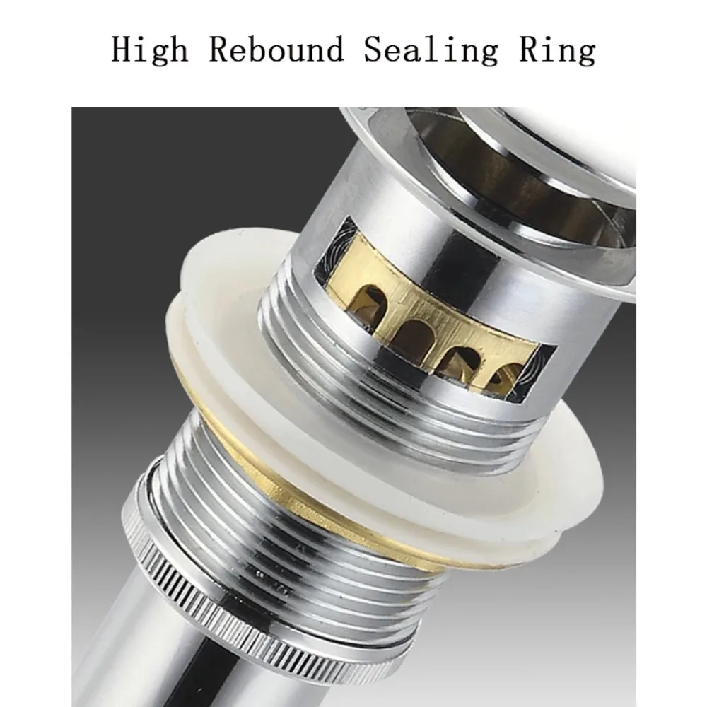 Bathroom Basin Sink Brass Pop Up Drain Waste Stoppers With or Without Overflow Hole Washbasin Bathroom Faucet Accessories
Bathroom Basin Sink Brass Pop Up Drain Waste Stoppers With or Without Overflow Hole Washbasin Bathroom Faucet Accessories