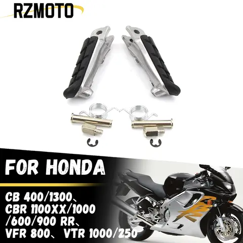 Motorcycle Front Footrest Foot Peg Pedal Foot Rest Accessories FOR HONDA CB400 V-TEC CBR1100XX CB1300 VFR800 CBR 600 F F3 F4 F4i