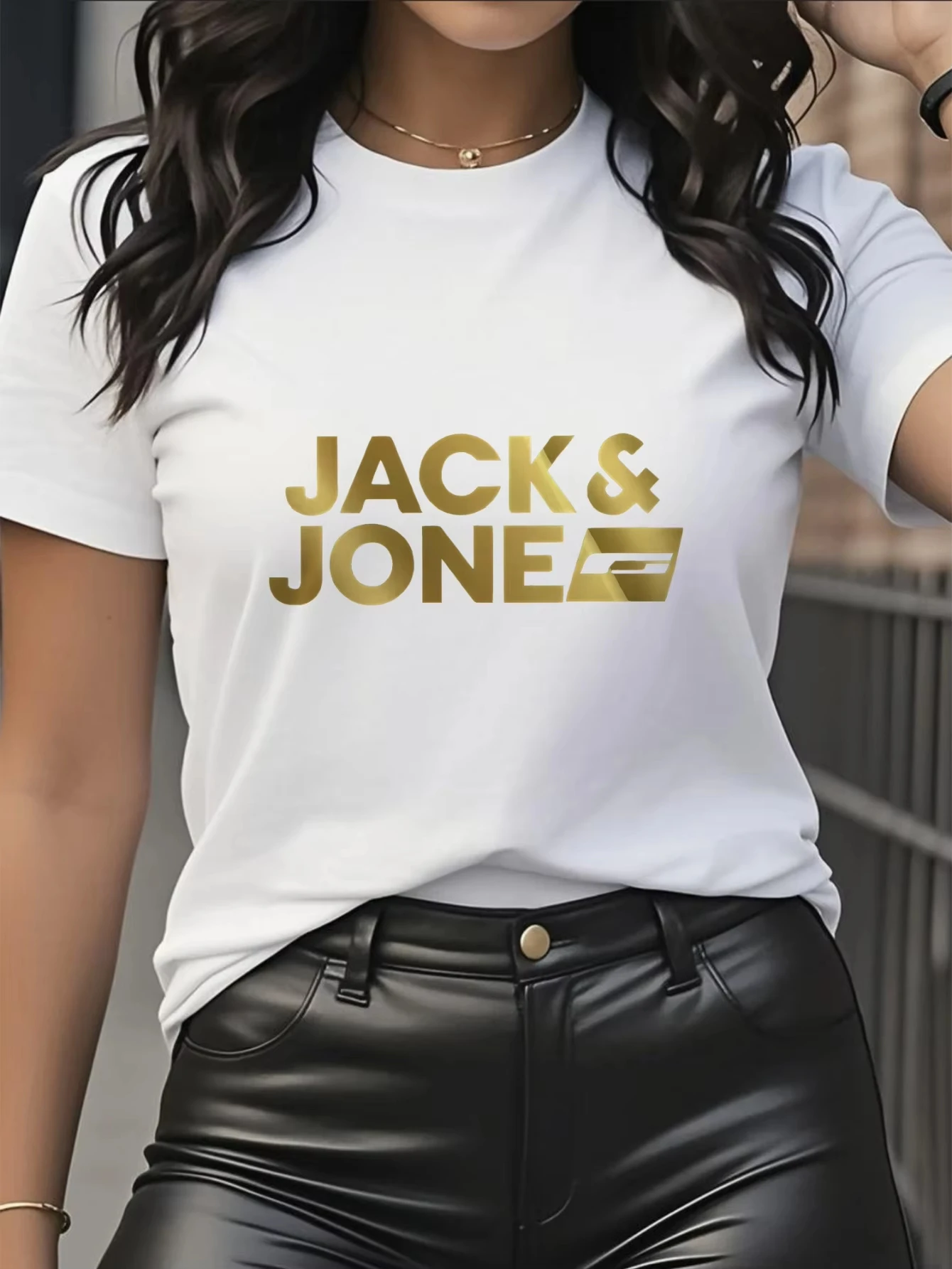 Бренд JACK JONES 2025, женская футболка в том же модели, модная хлопковая футболка с короткими рукавами для отдыха, летние уличные футболки Y2k + топы
Бренд JACK JONES 2025, женская футболка в том же модели, модная хлопковая футболка с короткими рукавами для отдыха, летние уличные футболки Y2k + топы