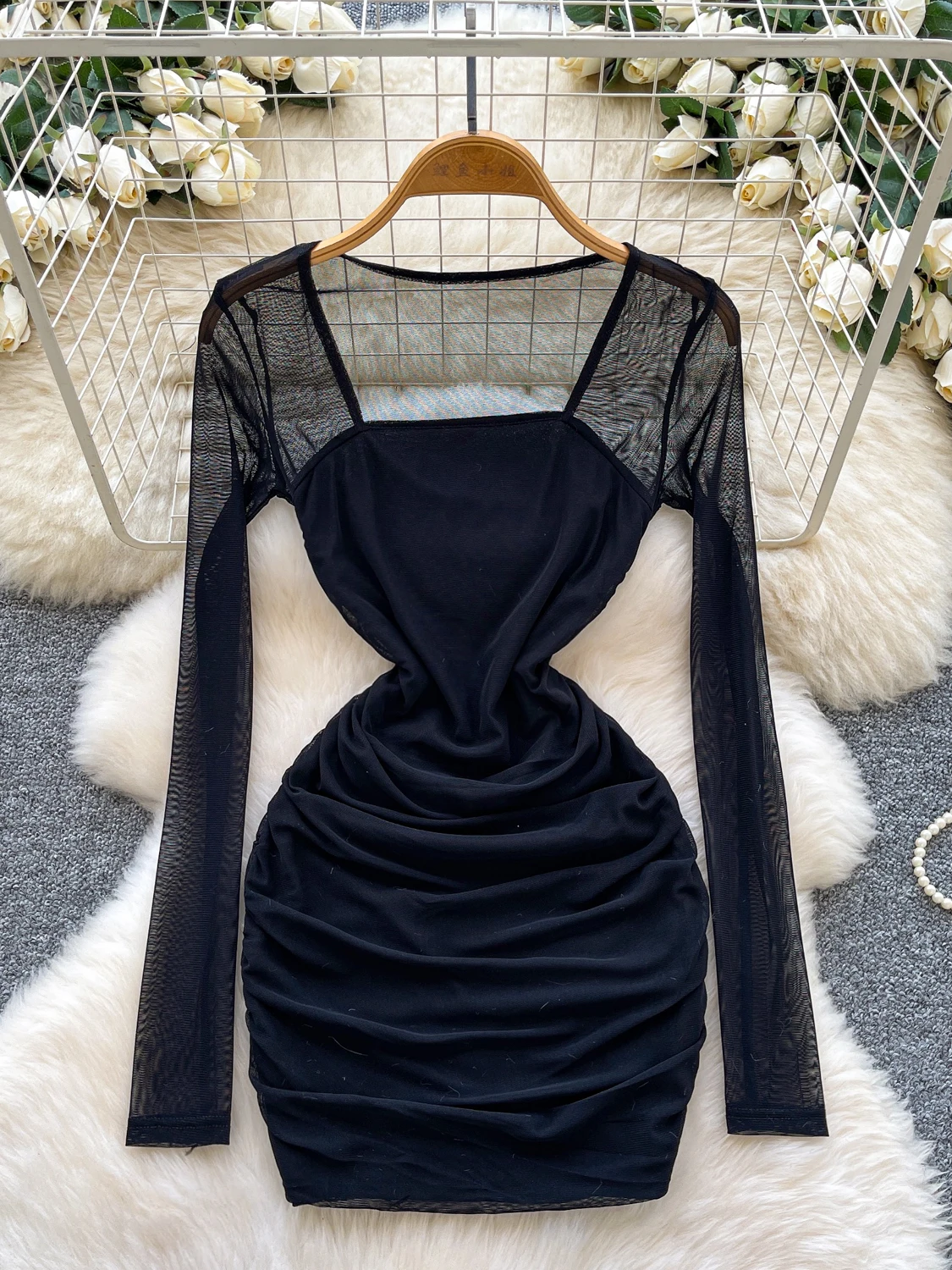 Pure Desire Spicy Girl See tough Me Long Sve с квадратным воротником Dr Женская облегающая юбка Ci Commute
Pure Desire Spicy Girl See tough Me Long Sve с квадратным воротником Dr Женская облегающая юбка Ci Commute