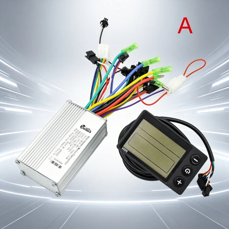 24V 48V Electric Bicycle Brushless Controller with S866 LCD Display E-bike Kit
24V 48V Electric Bicycle Brushless Controller with S866 LCD Display E-bike Kit