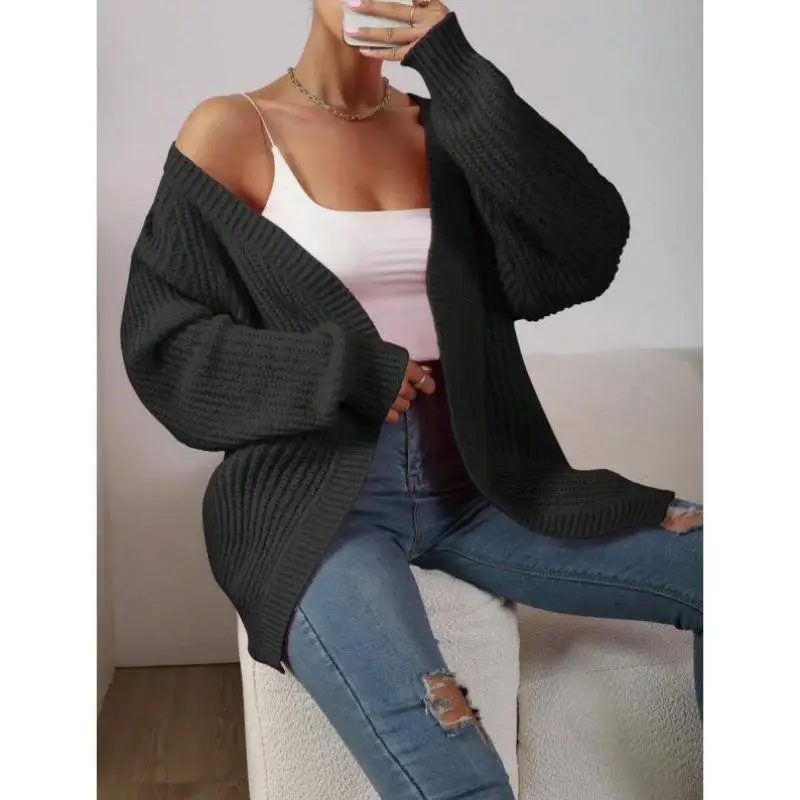 Women's Knitted Sweater Cross-Border Sle Spring Autumn oulder Drop Sve Open Front Ladies irt Floral Embroidery Coolm...
Women's Knitted Sweater Cross-Border Sle Spring Autumn oulder Drop Sve Open Front Ladies irt Floral Embroidery Coolm...