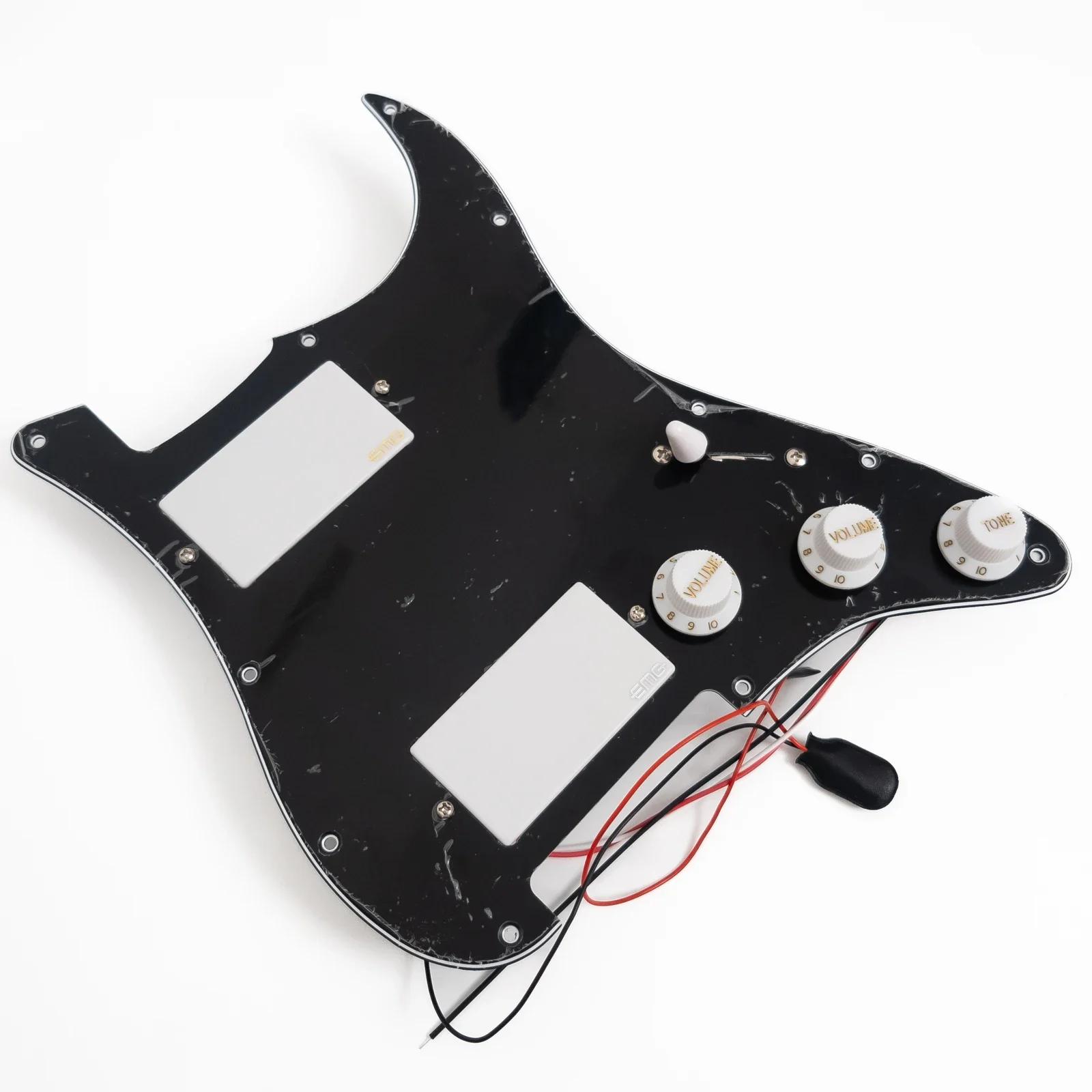 Yumiya Guitar Prewired Loaded Pickguard Set HH Humbucker Active Pickups for ST Guitars Replacement Parts
Yumiya Guitar Prewired Loaded Pickguard Set HH Humbucker Active Pickups for ST Guitars Replacement Parts