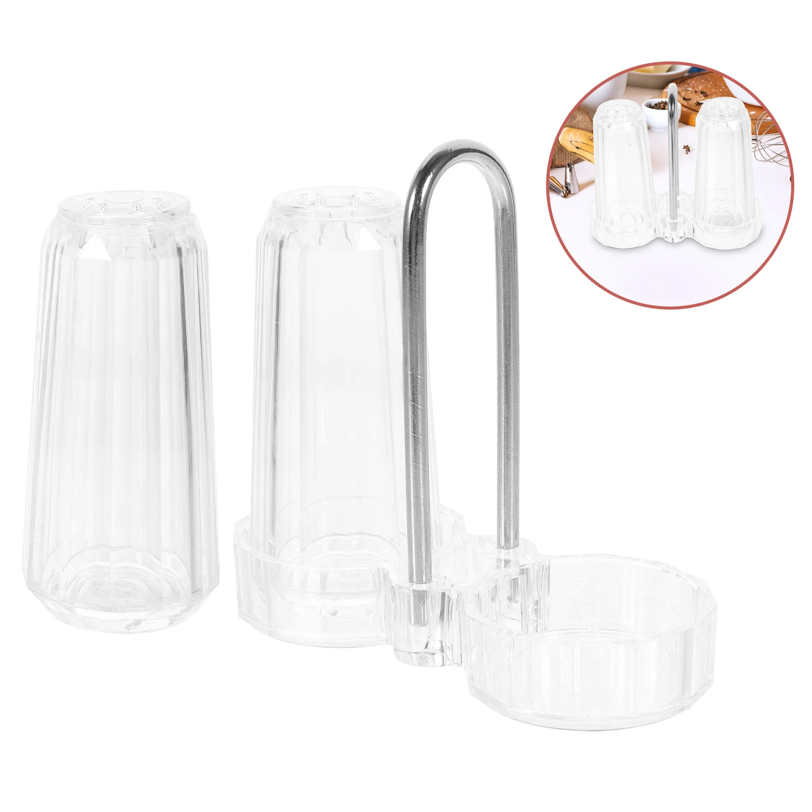1 Set Acrylic Salt Pepper Shakers Seasoning Dispenser Kitchen Essentials Spice Storage Bottles For Home Cooking Multipurpose
1 Set Acrylic Salt Pepper Shakers Seasoning Dispenser Kitchen Essentials Spice Storage Bottles For Home Cooking Multipurpose
