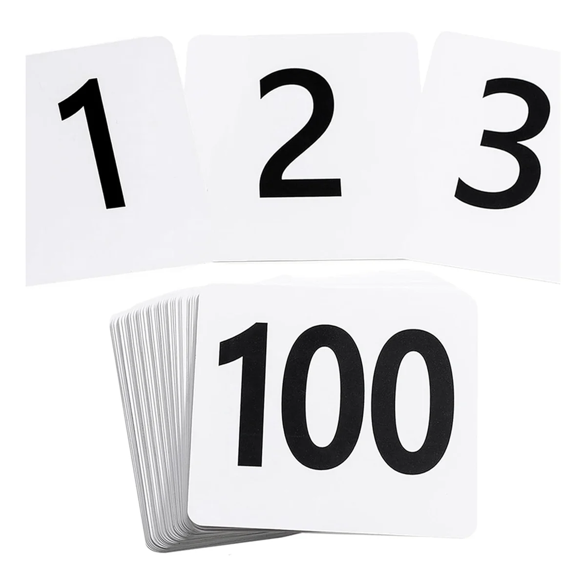 100Pcs Table Numbers 1-100,Plastic Table Numbers, Double Sided Table Number Cards for Wedding Reception Restaurant Table
100Pcs Table Numbers 1-100,Plastic Table Numbers, Double Sided Table Number Cards for Wedding Reception Restaurant Table