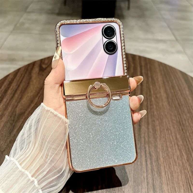 Case For Honor Magic V Flip 2 Built-in Tempered Glass Film Luxury Electroplated Ring Holder Hinge Protection Shockproof Cover
Case For Honor Magic V Flip 2 Built-in Tempered Glass Film Luxury Electroplated Ring Holder Hinge Protection Shockproof Cover