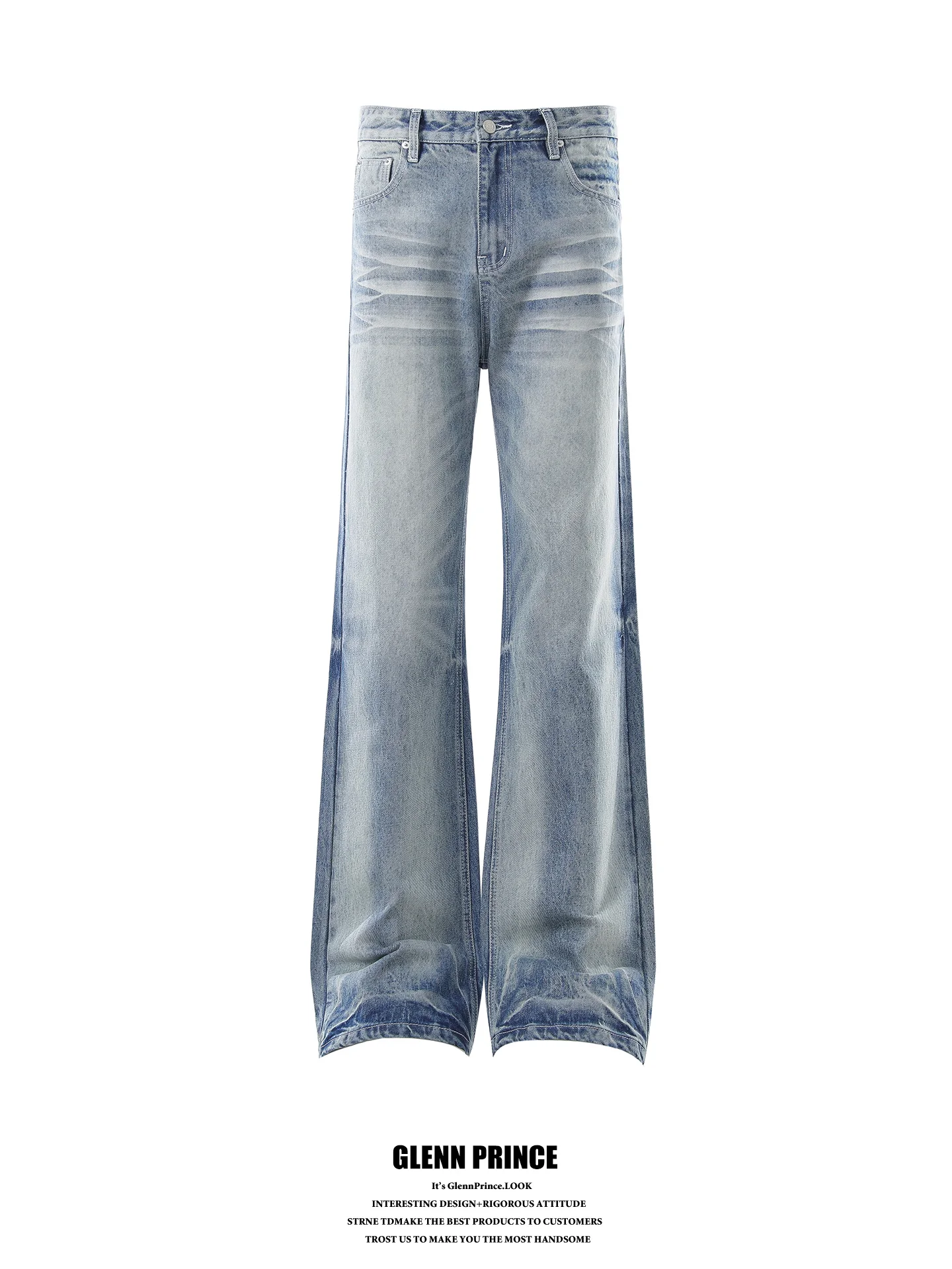 American Retro Watered Straight Leg Jeans Men Women Not Tight High Waist Micro Flared Long Pants Casual Cotton Denim
American Retro Watered Straight Leg Jeans Men Women Not Tight High Waist Micro Flared Long Pants Casual Cotton Denim