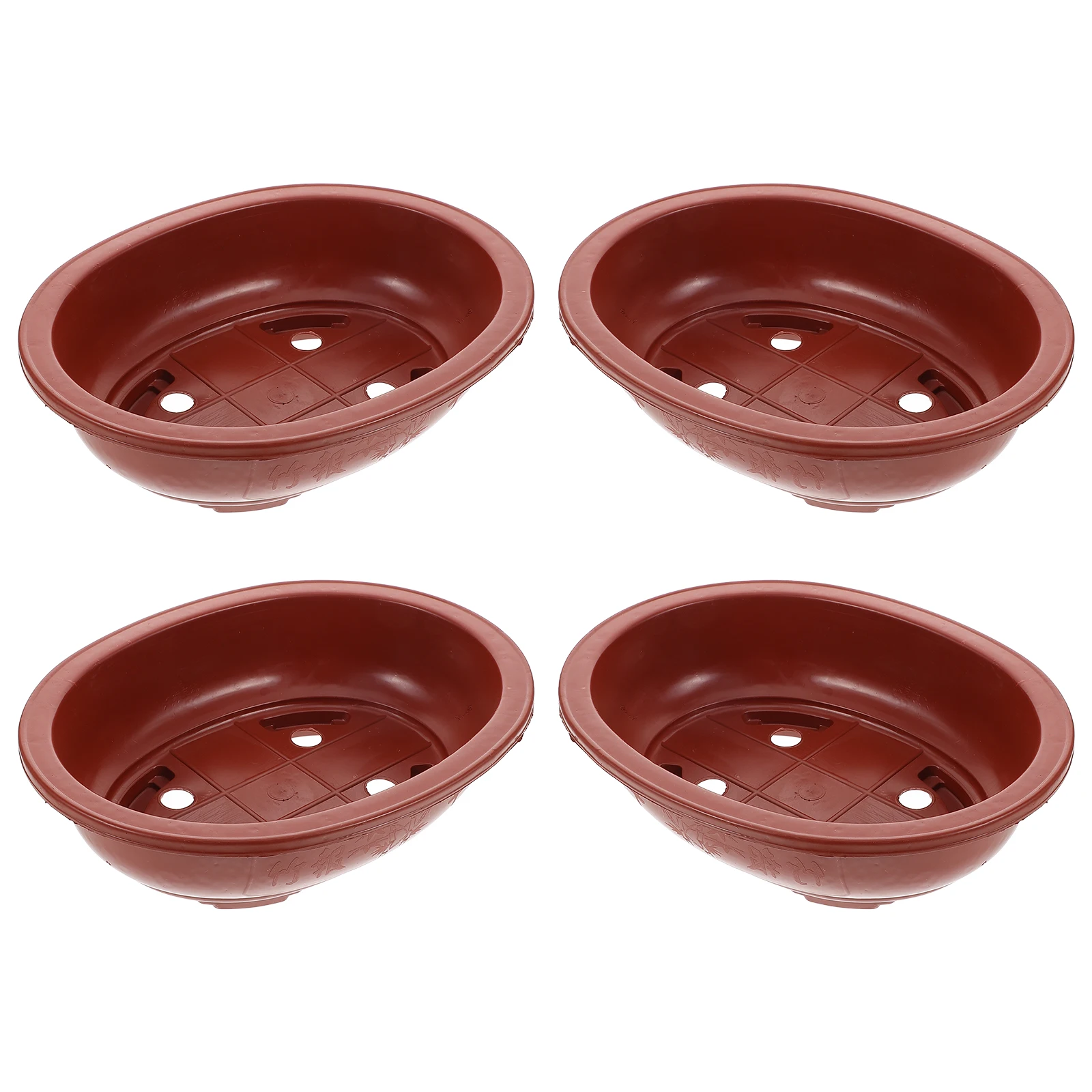 4pcs Thickened Bonsai Flower Pots Square Plastic Planting Containers for Succulents Cactus Garden Balcony Decor
4pcs Thickened Bonsai Flower Pots Square Plastic Planting Containers for Succulents Cactus Garden Balcony Decor