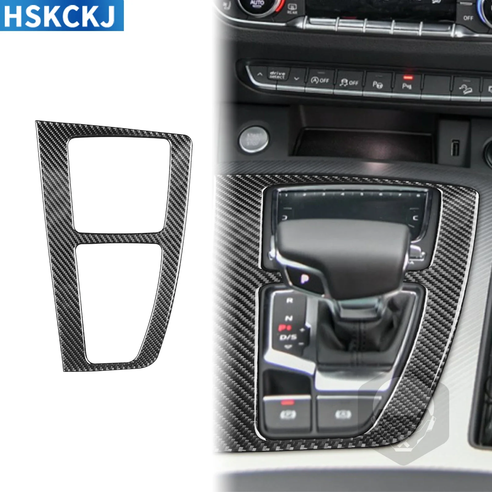 For Audi Q5L 2018—2020 Real Carbon Fiber Gear Shift Panel Cover Trim Sticker Interior Decoration Car Accessories
For Audi Q5L 2018—2020 Real Carbon Fiber Gear Shift Panel Cover Trim Sticker Interior Decoration Car Accessories