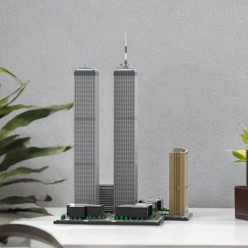 7124 шт. MOC World Trade Center масштаб 1:800 детали модели модульная модель архитектуры DIY образовательные строительные блоки подарок на день рождения
7124 шт. MOC World Trade Center масштаб 1:800 детали модели модульная модель архитектуры DIY образовательные строительные блоки подарок на день рождения
