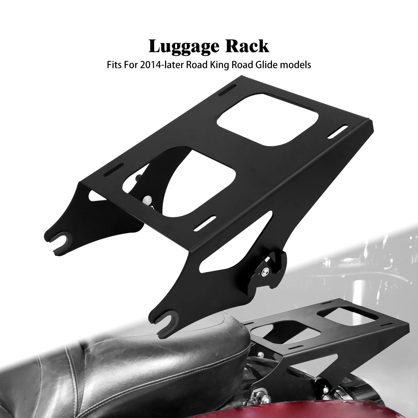 Motorcycle Detachable Luggage Rack Two Up Tour Pack Mount For Harley Touring Road King Street Electra Glide FLHR FLTRX 2014-2025
Motorcycle Detachable Luggage Rack Two Up Tour Pack Mount For Harley Touring Road King Street Electra Glide FLHR FLTRX 2014-2025