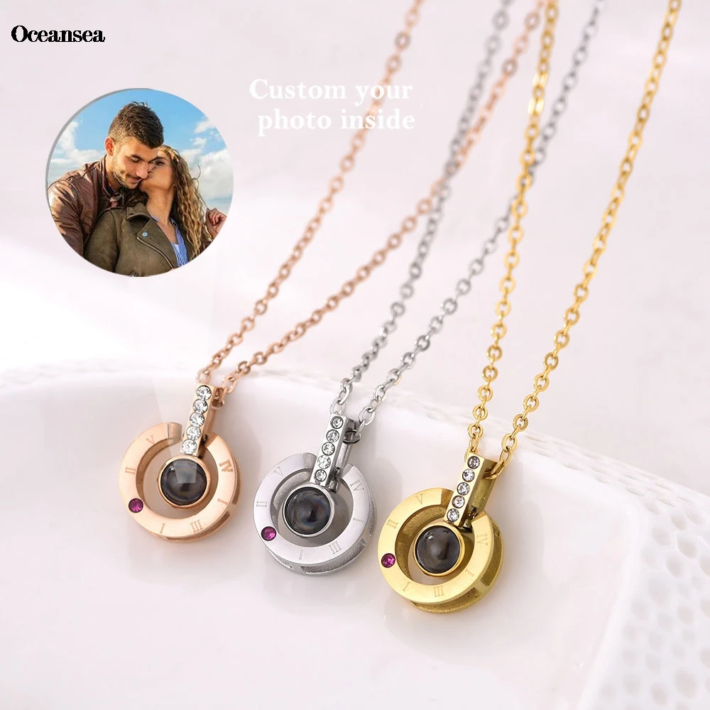 Personalized Photo Projection Nekclace with Custom Photo Clock Shaped Projection Pendant Necklace Memorial Gift 2025
Personalized Photo Projection Nekclace with Custom Photo Clock Shaped Projection Pendant Necklace Memorial Gift 2025