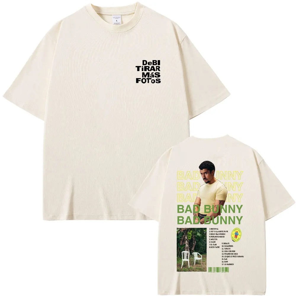 Rapper Bad Bunny DTMF Debí Tirar Más Fotos 2025 New Album T Shirts Men Women Hip Hop Fashion Oversized T-shirts Men's Streetwear
Rapper Bad Bunny DTMF Debí Tirar Más Fotos 2025 New Album T Shirts Men Women Hip Hop Fashion Oversized T-shirts Men's Streetwear