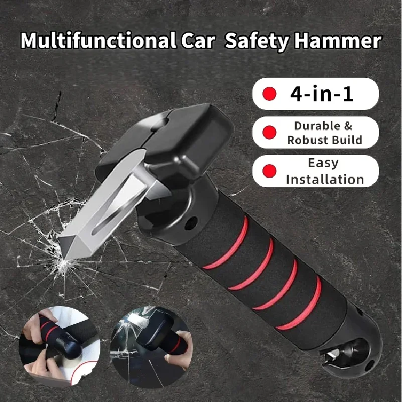 Car Door Handle Car Helper Safety Hammer Multifunctional Emergency Escape Tool Window Glass Breaker Car Escape Tool for Adults
Car Door Handle Car Helper Safety Hammer Multifunctional Emergency Escape Tool Window Glass Breaker Car Escape Tool for Adults