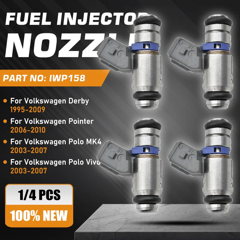 1.8L L4 For Volkswagen Derby 1995-2009 VW Pointer 2006-2010 VW Polo MK4 2003-2007 4 Cylinders Car Fuel Injectors Nozzle IWP158
1.8L L4 For Volkswagen Derby 1995-2009 VW Pointer 2006-2010 VW Polo MK4 2003-2007 4 Cylinders Car Fuel Injectors Nozzle IWP158