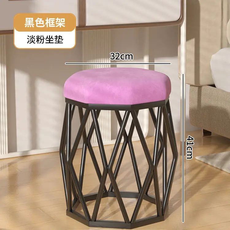 Makeup Stools Dressing Chairs Girls' Bedrooms Luxury High-end Manicure Chairs Nordic Stools Round Stools Ottomans Furniture Ins
Makeup Stools Dressing Chairs Girls' Bedrooms Luxury High-end Manicure Chairs Nordic Stools Round Stools Ottomans Furniture Ins