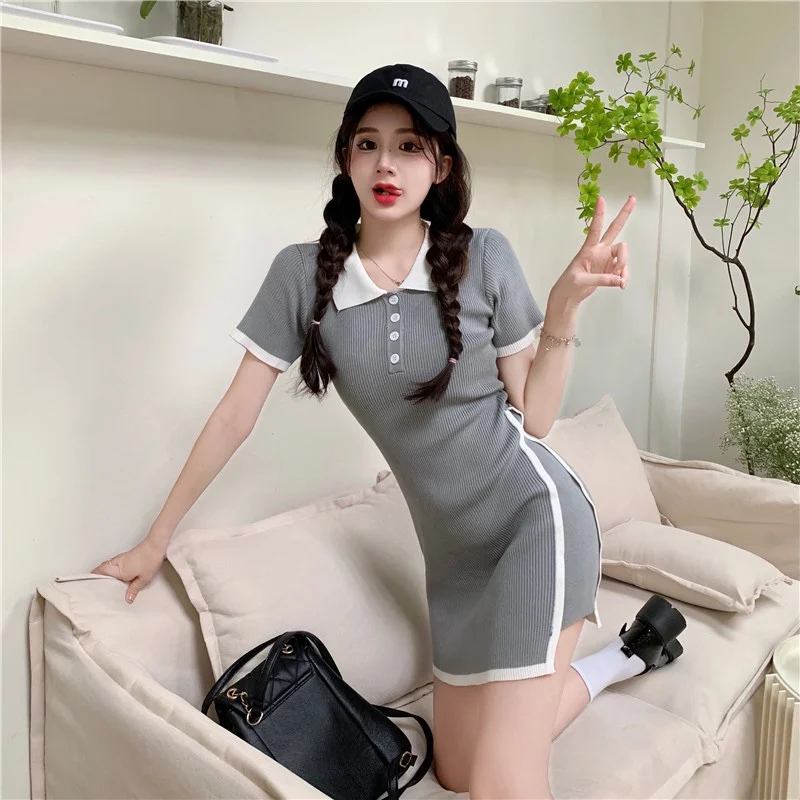 2023 New Women's College Style Large Knitted Sweater Split Splice Dress Women's Slim Fit Wrap Hip Skirt
2023 New Women's College Style Large Knitted Sweater Split Splice Dress Women's Slim Fit Wrap Hip Skirt