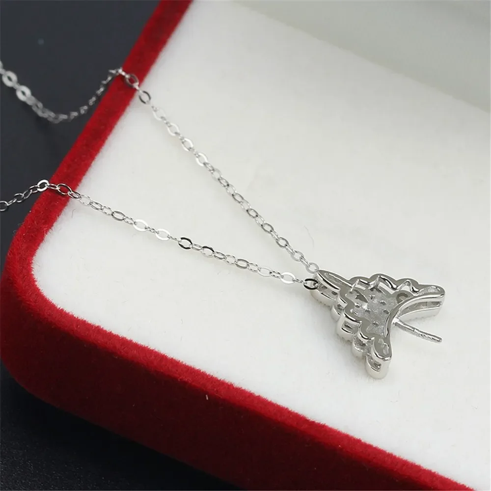 S925 Sterling Silver Pearl Pendant Setting, DIY Empty Bezel Cup Jewelry Supplies for Craft Making, Hollow Prong Pendant Findings
S925 Sterling Silver Pearl Pendant Setting, DIY Empty Bezel Cup Jewelry Supplies for Craft Making, Hollow Prong Pendant Findings
