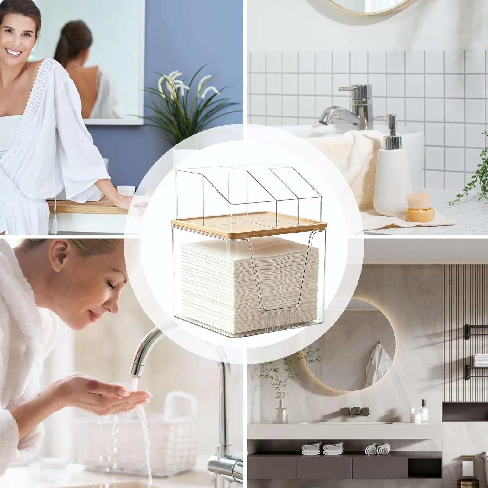 Clean Towel Holder 2 Layer Clear Acrylic Multifunctional Case Bathroom Counter Organizer For Bathroom Vanity Desktop Pantry Home
Clean Towel Holder 2 Layer Clear Acrylic Multifunctional Case Bathroom Counter Organizer For Bathroom Vanity Desktop Pantry Home