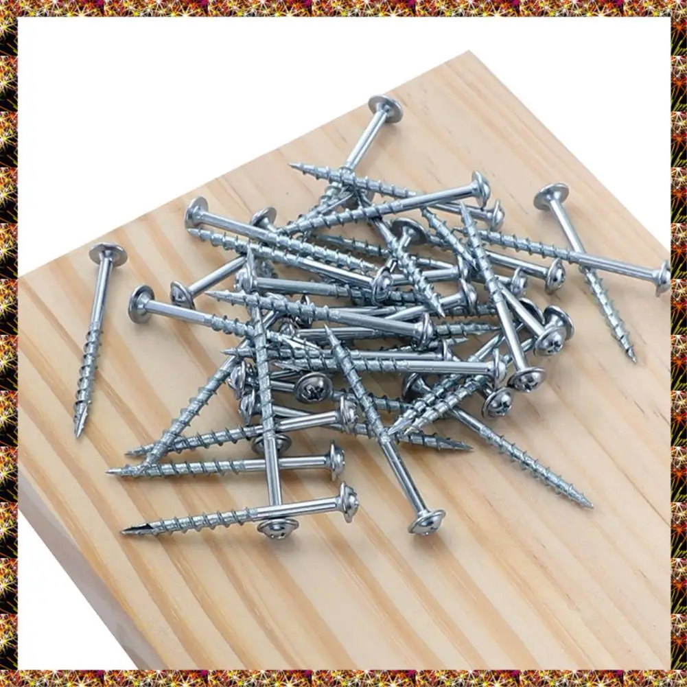 BTCL 100Pcs Woodworking Pocket Hole Screws PH2 Cross Driver Head Self-Tapping Screw For Pocket Hole Jig
BTCL 100Pcs Woodworking Pocket Hole Screws PH2 Cross Driver Head Self-Tapping Screw For Pocket Hole Jig