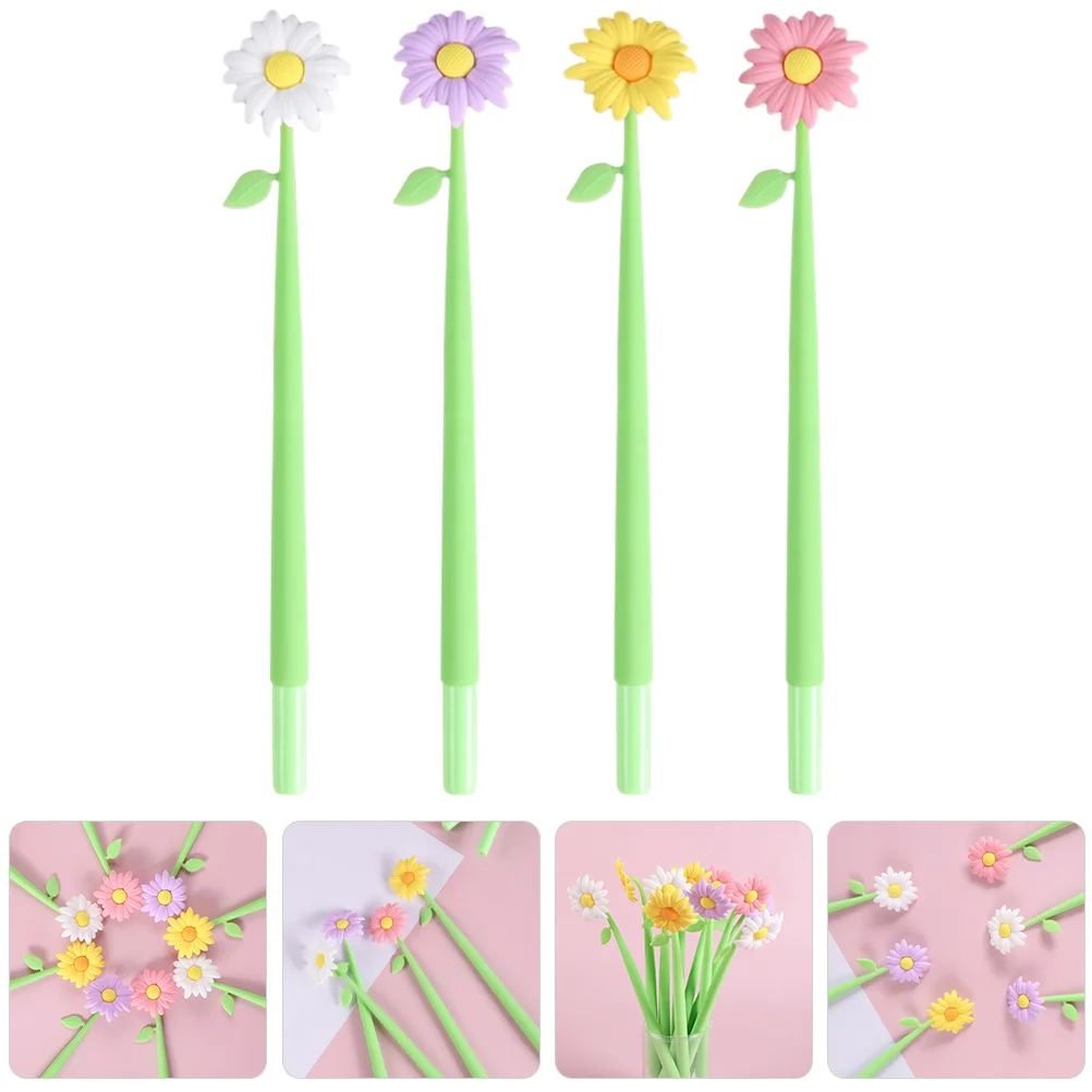 4 Pcs Fresh Silicone Flower Shape Gel Pen Water Small Daisy Shaker 4pcs/pack Lovely The Flowers
4 Pcs Fresh Silicone Flower Shape Gel Pen Water Small Daisy Shaker 4pcs/pack Lovely The Flowers