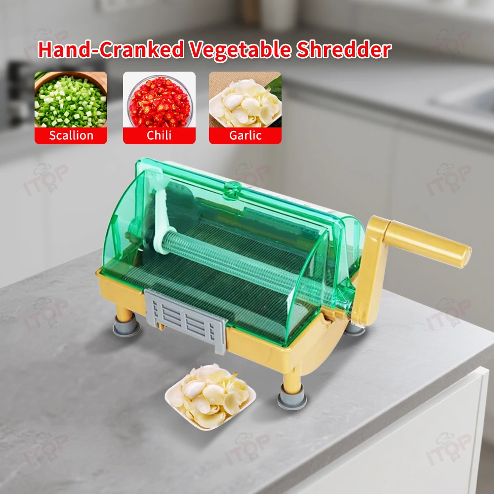 ITOP HCVS1 Hand-Cranked Vegetable Shredder Processing 3 mm 1kg Chili Large Capacity Box Spiral Blade 304 Stainless Steel Mesh
ITOP HCVS1 Hand-Cranked Vegetable Shredder Processing 3 mm 1kg Chili Large Capacity Box Spiral Blade 304 Stainless Steel Mesh