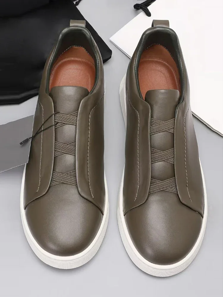 Spring Autumn Fashion Vintage Casual Flat Bottom Lace-Up Shoes Man's High Quality Solid Color Leather Low-top Round Toe Shoes
Spring Autumn Fashion Vintage Casual Flat Bottom Lace-Up Shoes Man's High Quality Solid Color Leather Low-top Round Toe Shoes