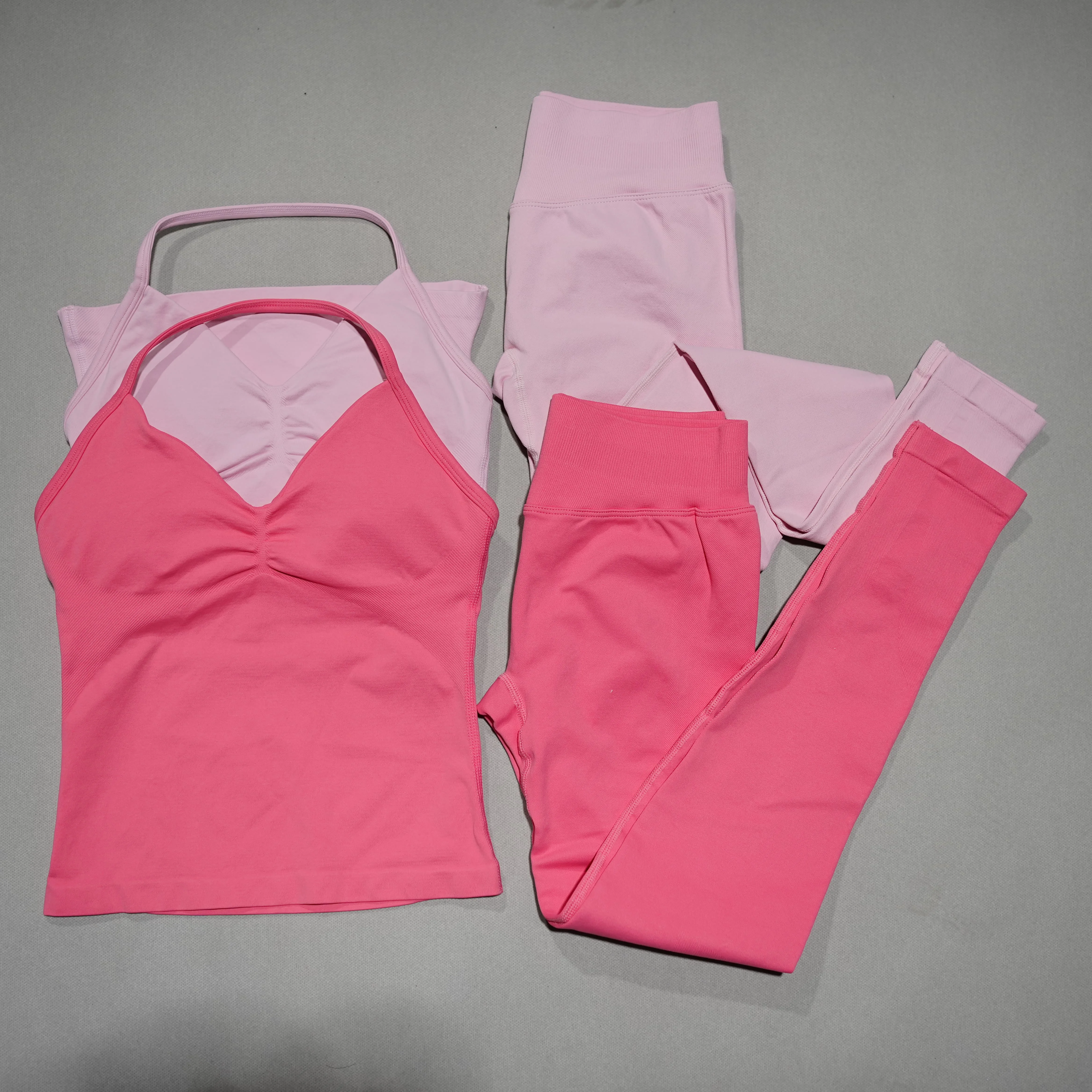 DFDK Women's 2-Piece Active Set, Backless Yoga Top, High Waist Seamless Trousers, Running Fitness Wear, Sports Suit
DFDK Women's 2-Piece Active Set, Backless Yoga Top, High Waist Seamless Trousers, Running Fitness Wear, Sports Suit
