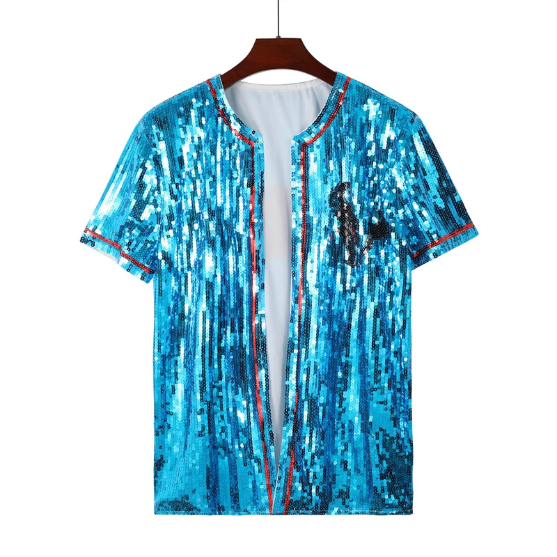 Summer New Round Neck Cartoon Letter Streetwear Sequin Outerwear Coat Short Sleeve Loose Fashion Women High Quality Jackets
Summer New Round Neck Cartoon Letter Streetwear Sequin Outerwear Coat Short Sleeve Loose Fashion Women High Quality Jackets