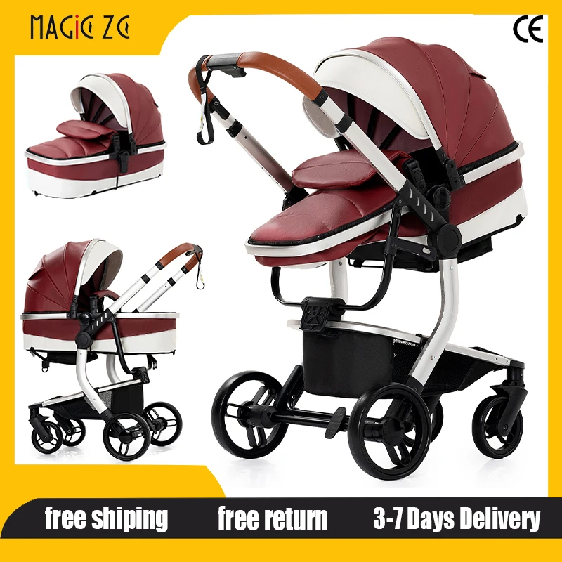 Детская коляска из искусственной кожи 2 в 1, дорожная система для новорожденных, роскошная компактная детская коляска без автокресла, водонепроницаемая коляска
Детская коляска из искусственной кожи 2 в 1, дорожная система для новорожденных, роскошная компактная детская коляска без автокресла, водонепроницаемая коляска