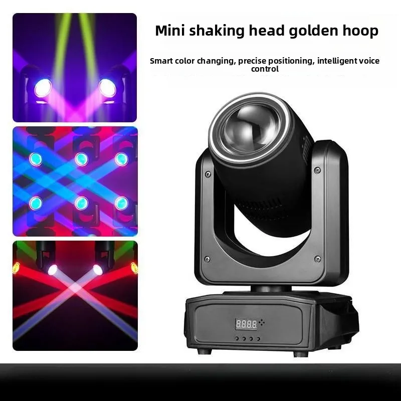 LED Mini Double-sounding Cannon Golden Hoop Rod Beam of Light Moving Head Clear Bar KTV Diss Strobe Atmosphere Stage
LED Mini Double-sounding Cannon Golden Hoop Rod Beam of Light Moving Head Clear Bar KTV Diss Strobe Atmosphere Stage