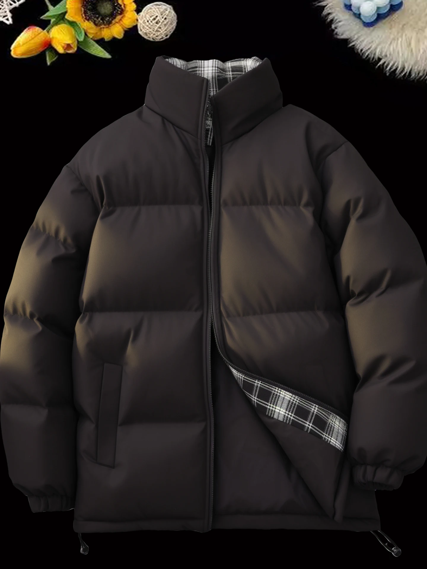Зимняя мужская утепленная куртка 2025 года в клетку из хлопка с воротником-стойкой, спортивная, молодежная, повседневная, свободного кроя, из полиэстера
Зимняя мужская утепленная куртка 2025 года в клетку из хлопка с воротником-стойкой, спортивная, молодежная, повседневная, свободного кроя, из полиэстера