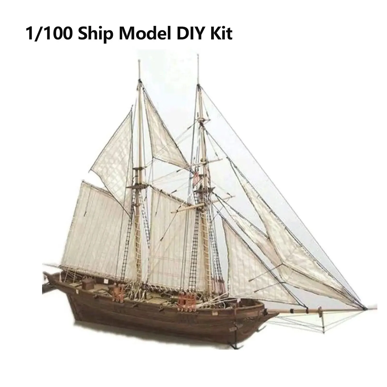 【Halcon Sailboat Wooden Model Kit】DIY 3D Assembly Ship Building Set with Precision-Cut Pieces for Adults and Teens
【Halcon Sailboat Wooden Model Kit】DIY 3D Assembly Ship Building Set with Precision-Cut Pieces for Adults and Teens