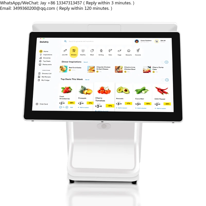 15.6 Inch Dual Screen Cash Register Machine Windows/Android All in One Pos Terminal System for Retail Shop/restaurant
15.6 Inch Dual Screen Cash Register Machine Windows/Android All in One Pos Terminal System for Retail Shop/restaurant