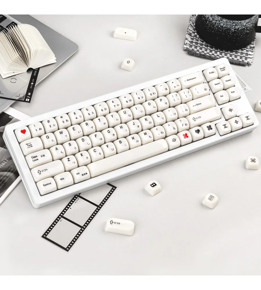 Glossy Minimalist White Japanese Semi-transparent Customized Mechanical Keyboard PC Transparent Ceramic Glazed Keycaps Cute
Glossy Minimalist White Japanese Semi-transparent Customized Mechanical Keyboard PC Transparent Ceramic Glazed Keycaps Cute