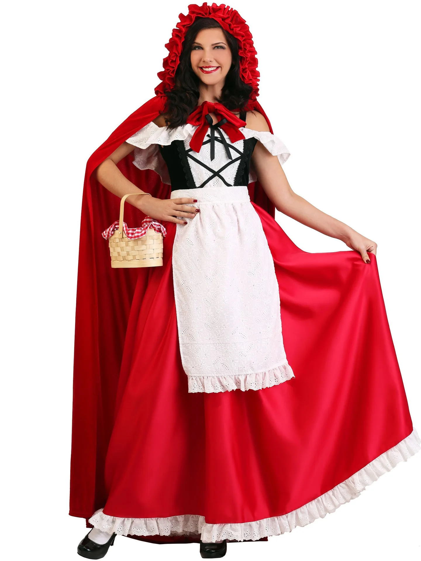 Halloween Wolf Grandmother Cape Little Red Riding Hood Costume Festival Performance Clothes Women's Traditional Chinese Stage...
Halloween Wolf Grandmother Cape Little Red Riding Hood Costume Festival Performance Clothes Women's Traditional Chinese Stage...