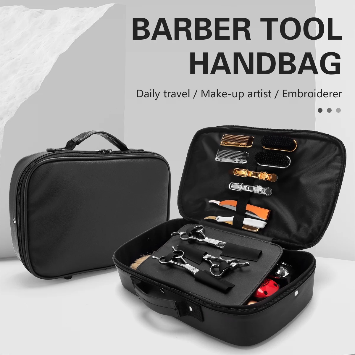 Large Capacity Waterproof Cosmetic Case, Protective Storage Organizer, Beauty Makeup Carrying Bag for Cosmetics & Beauty Tools
Large Capacity Waterproof Cosmetic Case, Protective Storage Organizer, Beauty Makeup Carrying Bag for Cosmetics & Beauty Tools