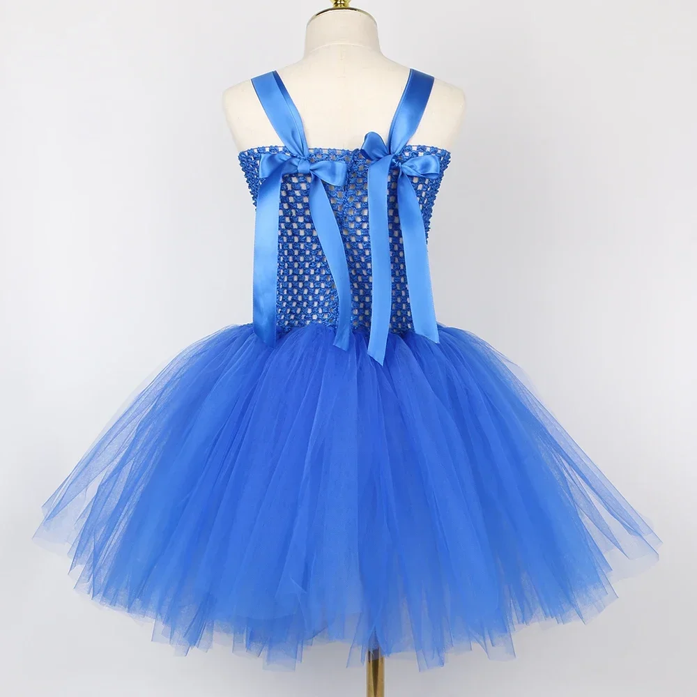 Evie Descendants Costume for Girls Royal Blue Fancy Tulle Tutu Dress Halloween Carnival Party Princess Dress Up Clothes Set
Evie Descendants Costume for Girls Royal Blue Fancy Tulle Tutu Dress Halloween Carnival Party Princess Dress Up Clothes Set