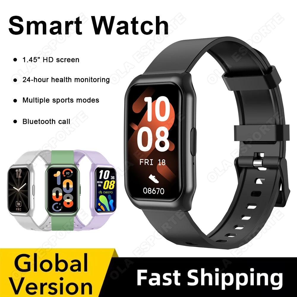 Men Women Smart Bracelet Full Touch Screen Wireless Call Sleep Heart Rate Monitoring Smart Watch Multiple Sports Modes Pedometer
Men Women Smart Bracelet Full Touch Screen Wireless Call Sleep Heart Rate Monitoring Smart Watch Multiple Sports Modes Pedometer