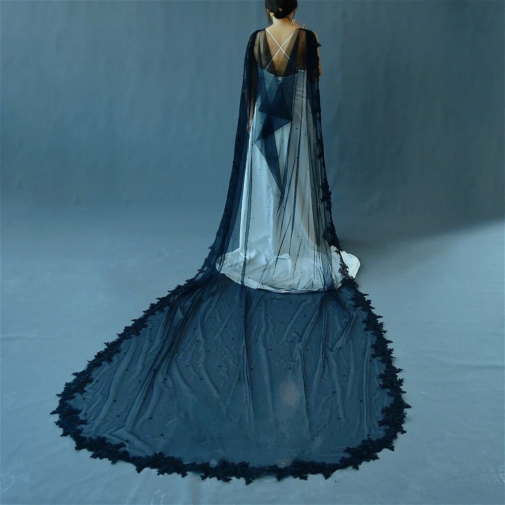 Bridal Shawl 3m Long Lace Appliqued Wedding Clothes Bolero Capes Covered for Party Dress Wedding Accessories Wedding Props Black
Bridal Shawl 3m Long Lace Appliqued Wedding Clothes Bolero Capes Covered for Party Dress Wedding Accessories Wedding Props Black