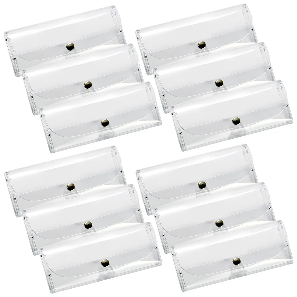 12Pcs Eyeglass Storage Cases Hard Shell Transparent Protective Compact Glasses Case Travel Sunglasses Case Scratch Resistant
12Pcs Eyeglass Storage Cases Hard Shell Transparent Protective Compact Glasses Case Travel Sunglasses Case Scratch Resistant